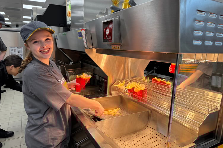 McDonald’s fries will be with you soon.  AQ 4917
