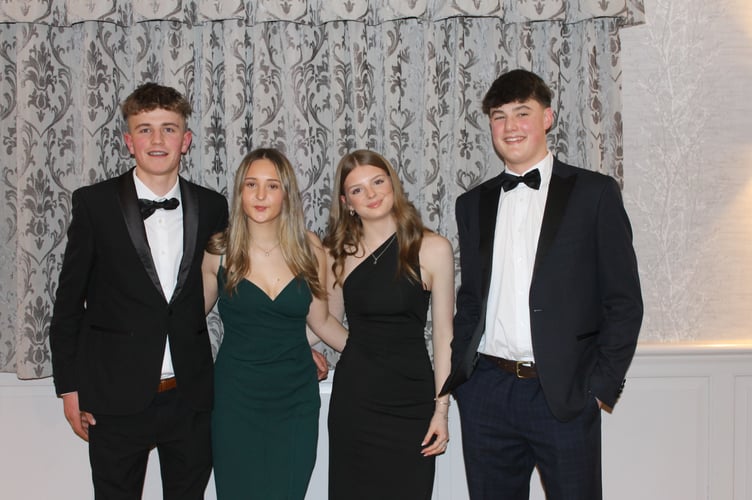 Joseph Dunn, Amelia Duffin, Jaz Keast and Harrison Dobleheadon.  AQ 0643
