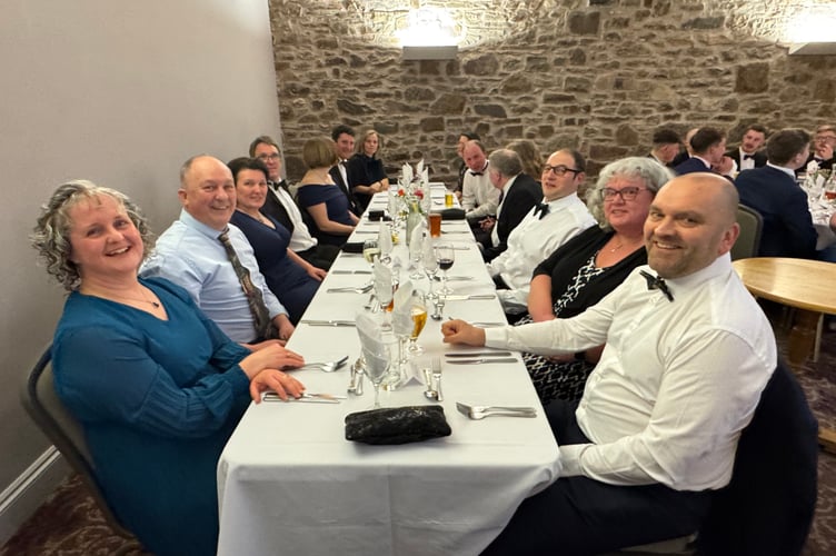 Guests at the Bow YFC 80th dinner and dance.  AQ 4661
