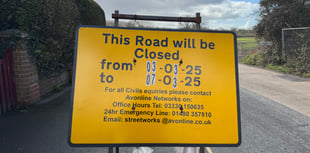 Delayed Fordton daytime road closure due to start on Monday
