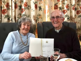 Crediton couple’s marriage milestone