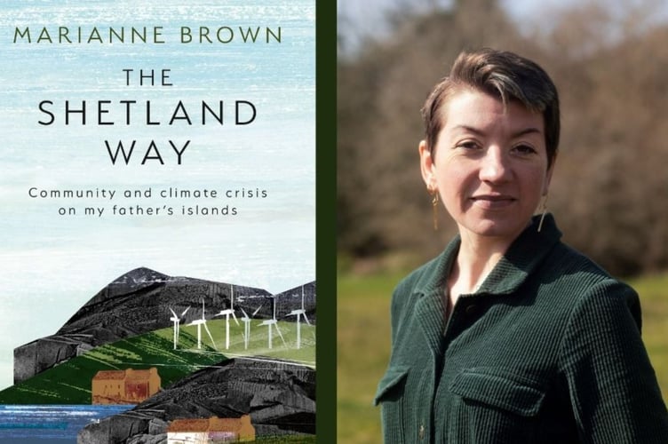 Marianne Brown will be reading passages from her new book The Shetland Way