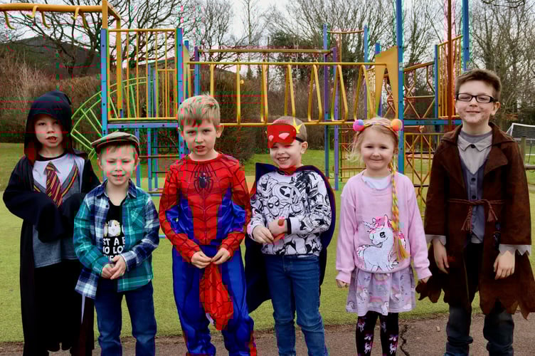 Pupils were dressed as superheroes, Harry Potter characters and more