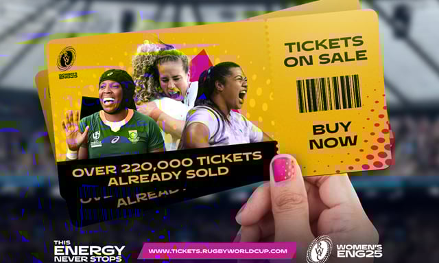 Further tickets released for Women’s Rugby World Cup 2025
