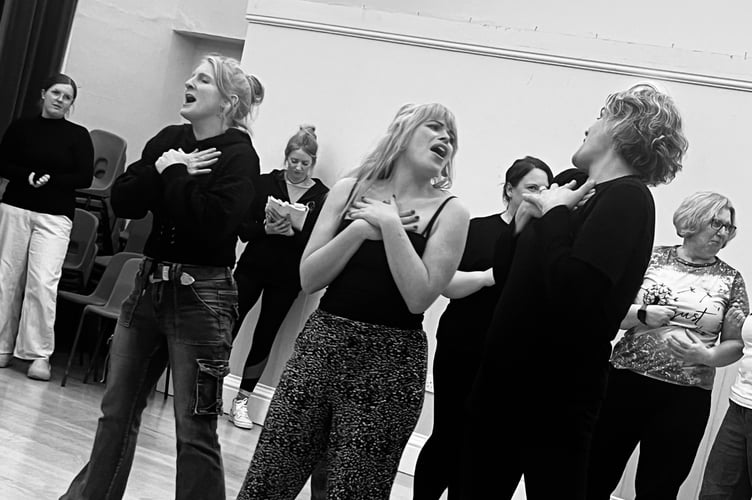 CODS members during rehearsals for ‘Beauty and the Beast’.

