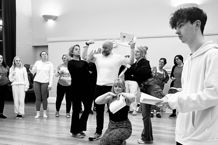 CODS members during rehearsals for ‘Beauty and the Beast’.
