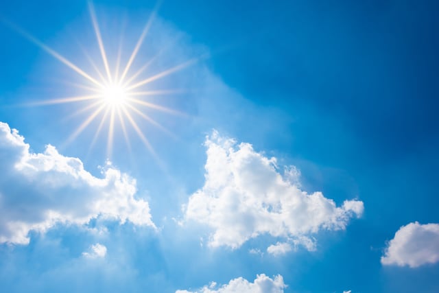 Sunny conditions today with warmer and clear skies tomorrow