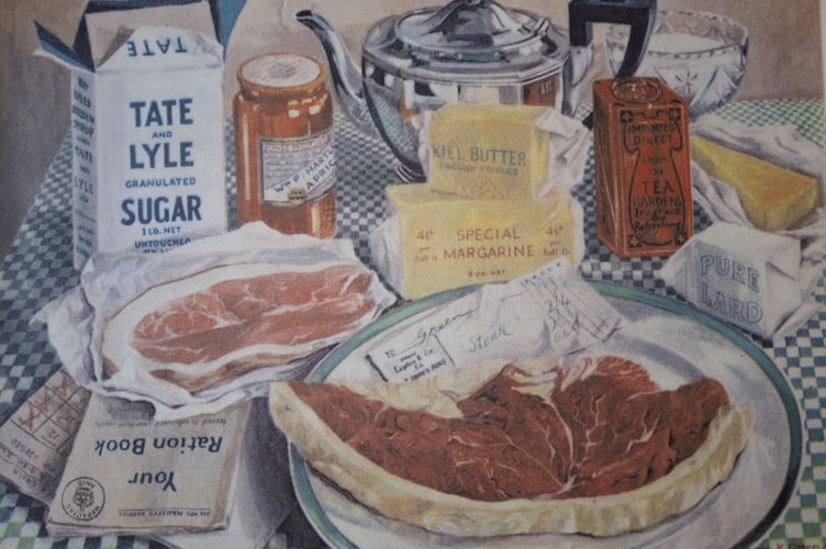 Weekly War Rations for Two.
