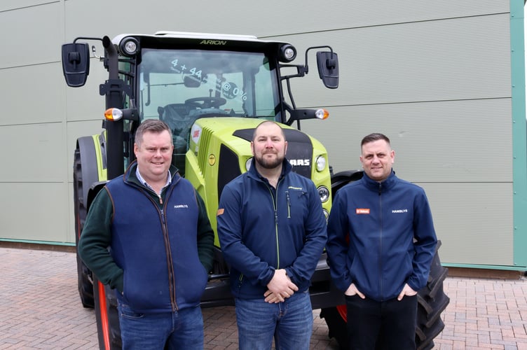 From left, Tom Davie, Matt Macdonald and Lee Blewett of Hamblys