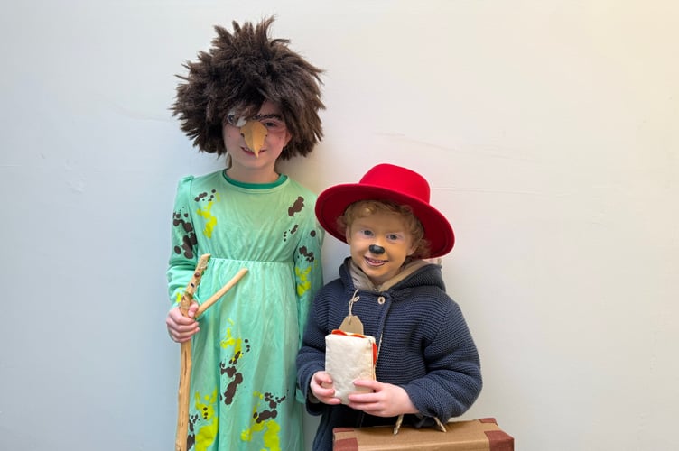 Children put a lot of effort into their World Book Day costumes at Yeoford Community Primary School