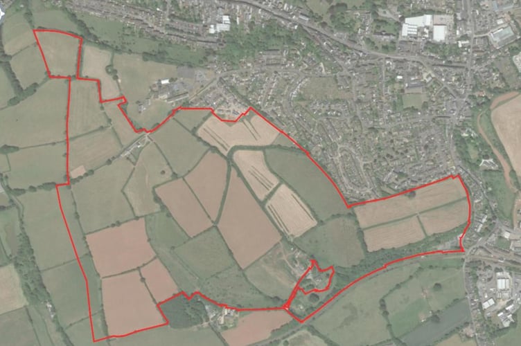 The land south of Barnfield.
