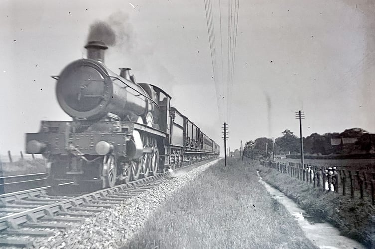A steam train. Probably the Evening Star