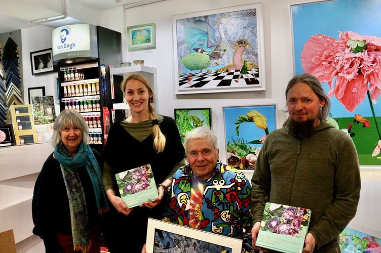 From left, Pauline Pearce, Monika Przerwa-Tetmajer, John Hurford, Tom Pawinski