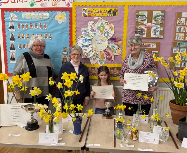 Scent of flowers a delight at Tedburn St Mary Spring Show
