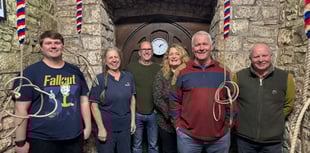 Novice church bellringers competed at Down St Mary
