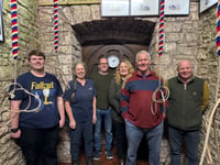 Novice church bellringers competed at Down St Mary
