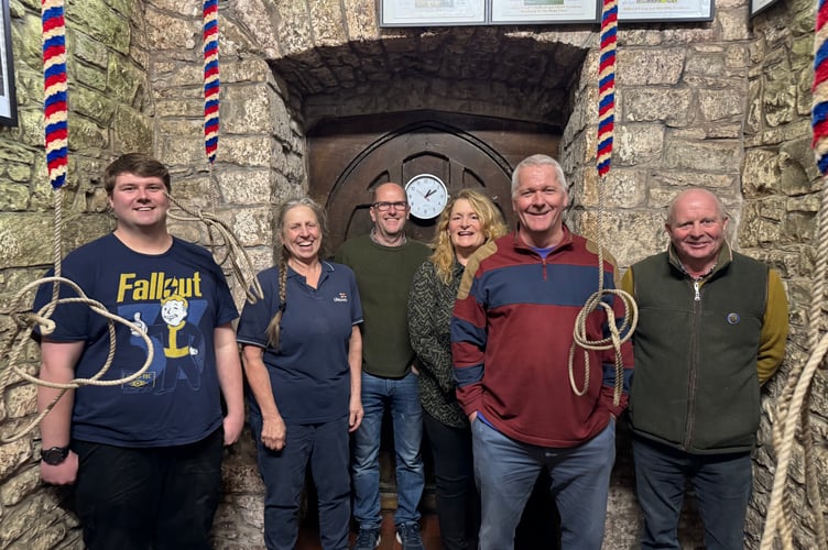 Ringers from Morchard Bishop took part in the competition.  AQ 5625
