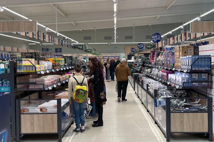The Middle of Lidl aisle