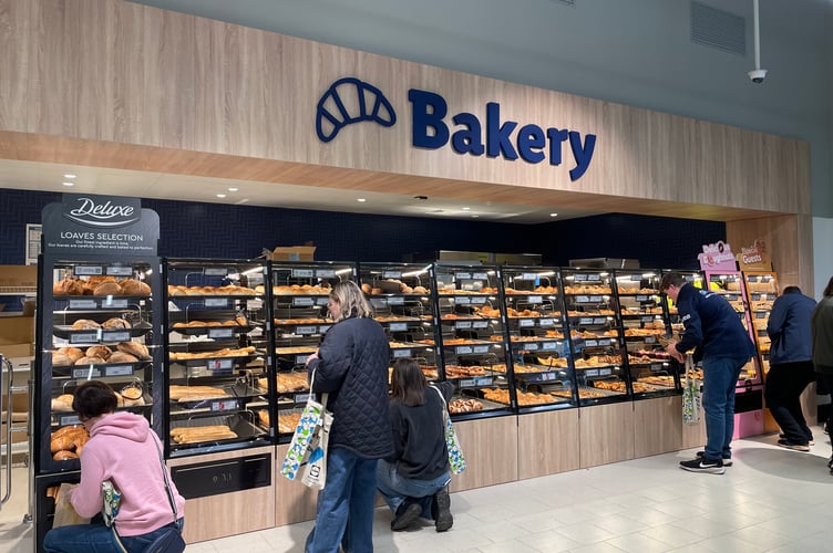 The in-store bakery