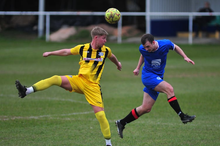 South West Peninsula League Premier East. Newton Abbot Spurs versus Crediton United. A one all draw at the end of a hard-fought 90 minutes