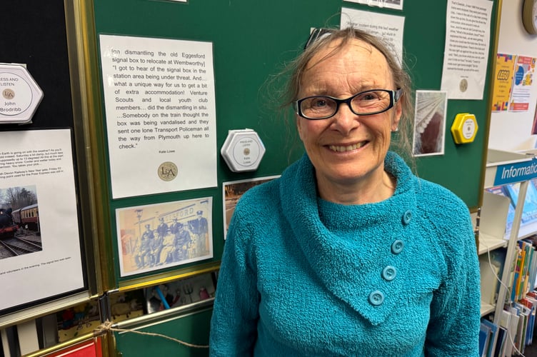 Kate Lowe contributed an audio submission to the project about Eggesford signal box.  AQ 7025
