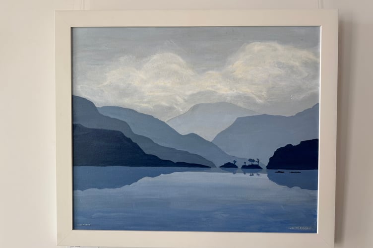 A Scottish scene by Justin Beament.  AQ 7166
