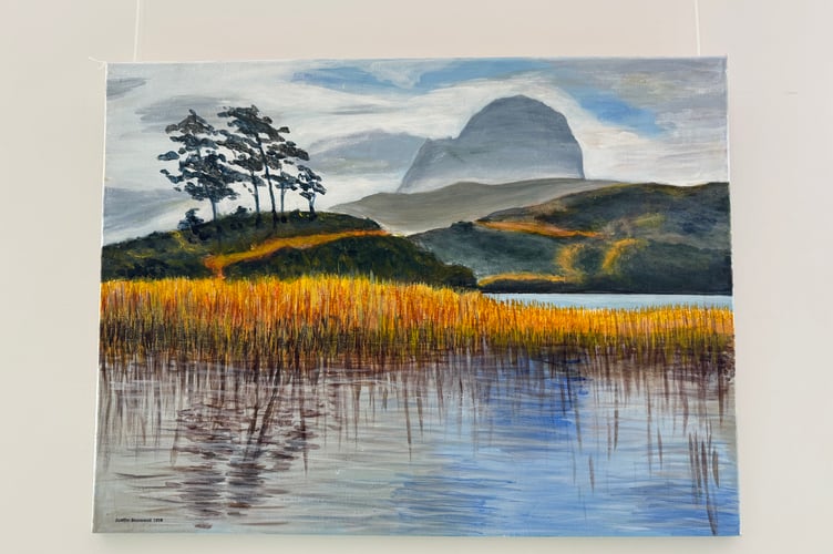 A Scottish scene by Justin Beament.  AQ 7169
