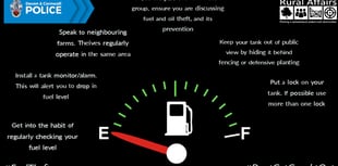 Police advice on fuel thefts from farms
