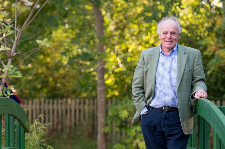 Eddie Farwell at Little Bridge House landscape 