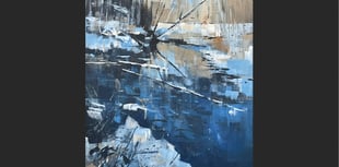 Demonstration by Phil Creek at Newton St Cyres Art Group
