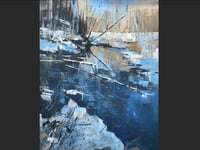 Demonstration by Phil Creek at Newton St Cyres Art Group
