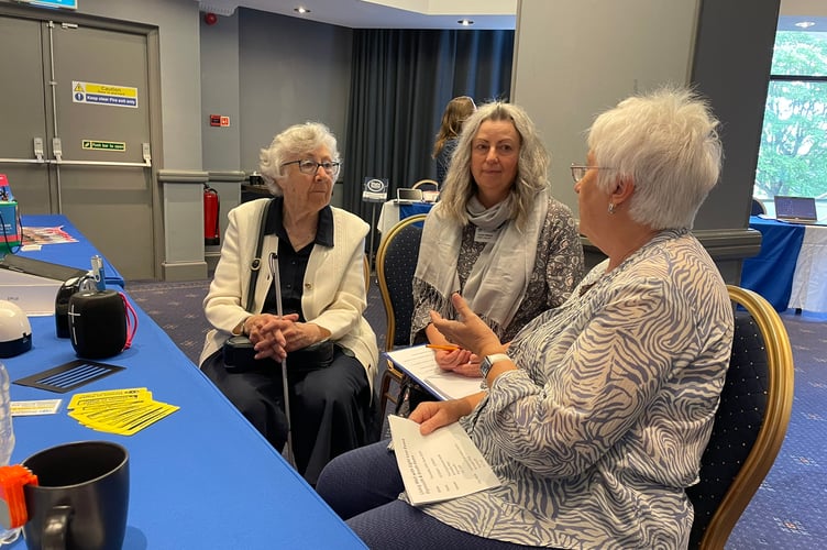 Talking at a Devon in Sight event.
