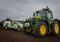 Farmers’ police drop-in at Exeter Livestock Market