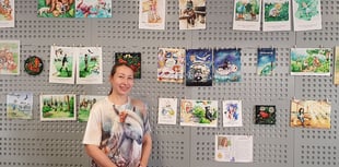Ukrainian artist’s exhibition at Crediton Library
