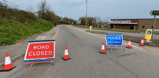 Two taken to hospital after Crediton crash