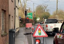 Traffic lights at Copplestone cause two-mile queue