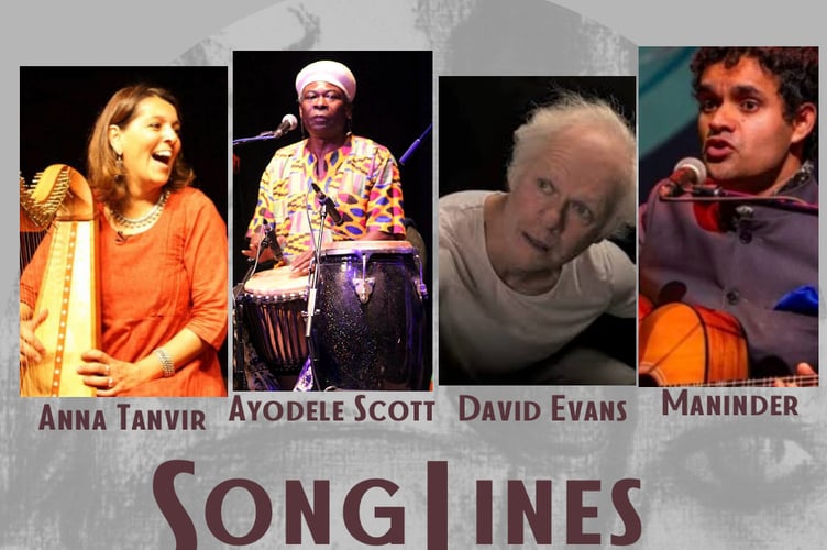 The artists, from left, Anna Tanner, Ayodele Scott, David Evans and Maninder.
