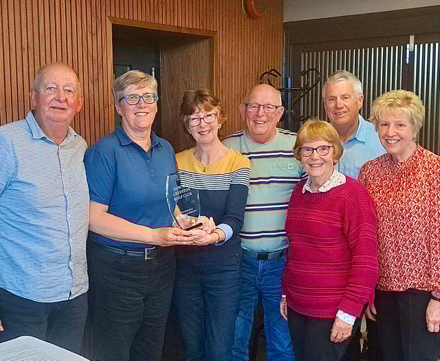 The Dream Team Downes Crediton Quiz league winners
