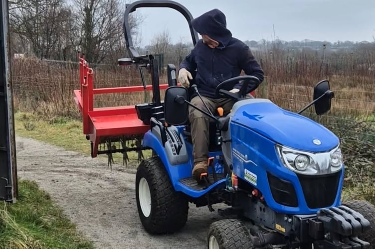 The Holland 25HP Boomer Tractor that was stolen.