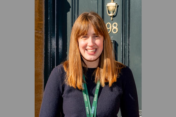 Helen Moores, Coordinator of the Crediton Foodbank.