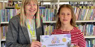 Jessica reads 50 books in library challenge