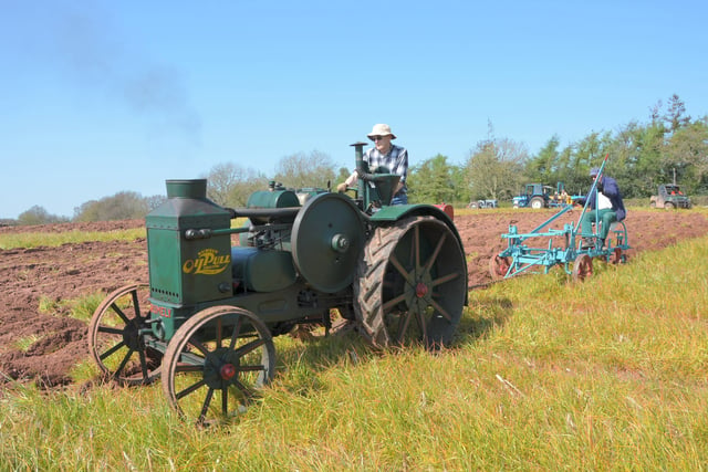 Rare plough and tractor on display at Crediton Working Day
