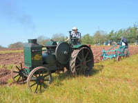 Rare plough and tractor on display at Crediton Working Day
