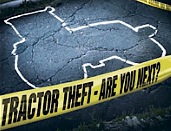 Tractor Theft - Are you next?
