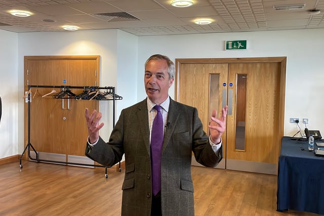 Letter: Nigel Farage or Count Binface
