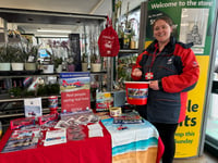 Crediton shoppers made generous donations to air ambulance
