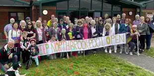 Protesters fear for future of Exeter swimming pool
