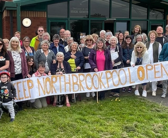 Protesters fear for future of Exeter swimming pool