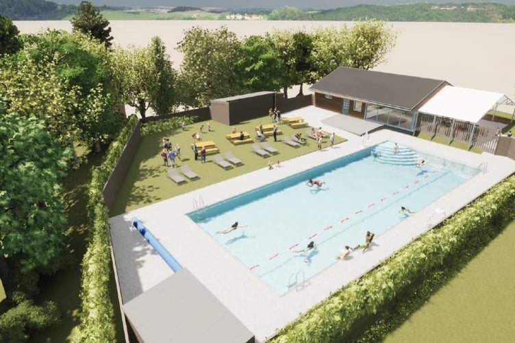 How the new Meadowbrook pool at Dartington will look