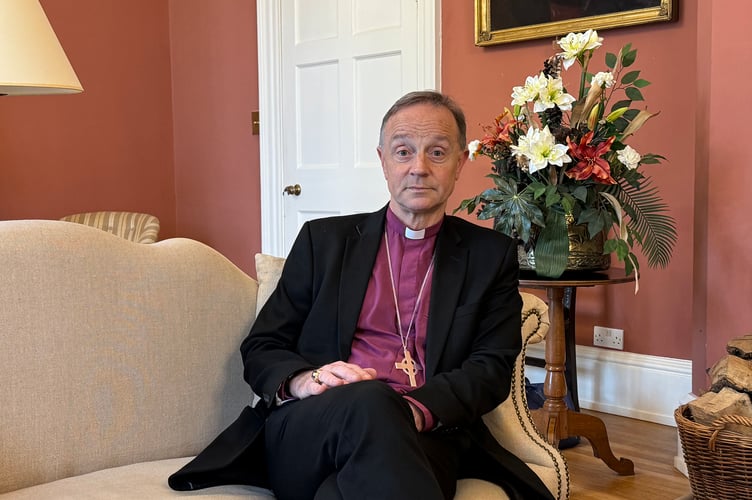 Bishop Mike says Easter is for him, the most important Christian Festival.  AQ 8729
